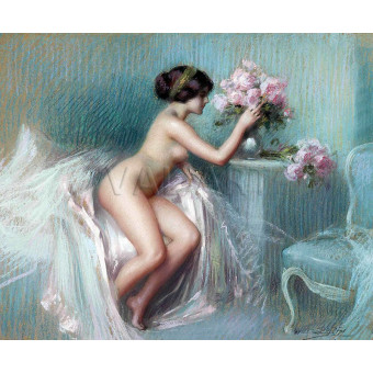 РЕПРОДУКЦИИ НА КАРТИНИ Аранжиране на летни цветя (1940)